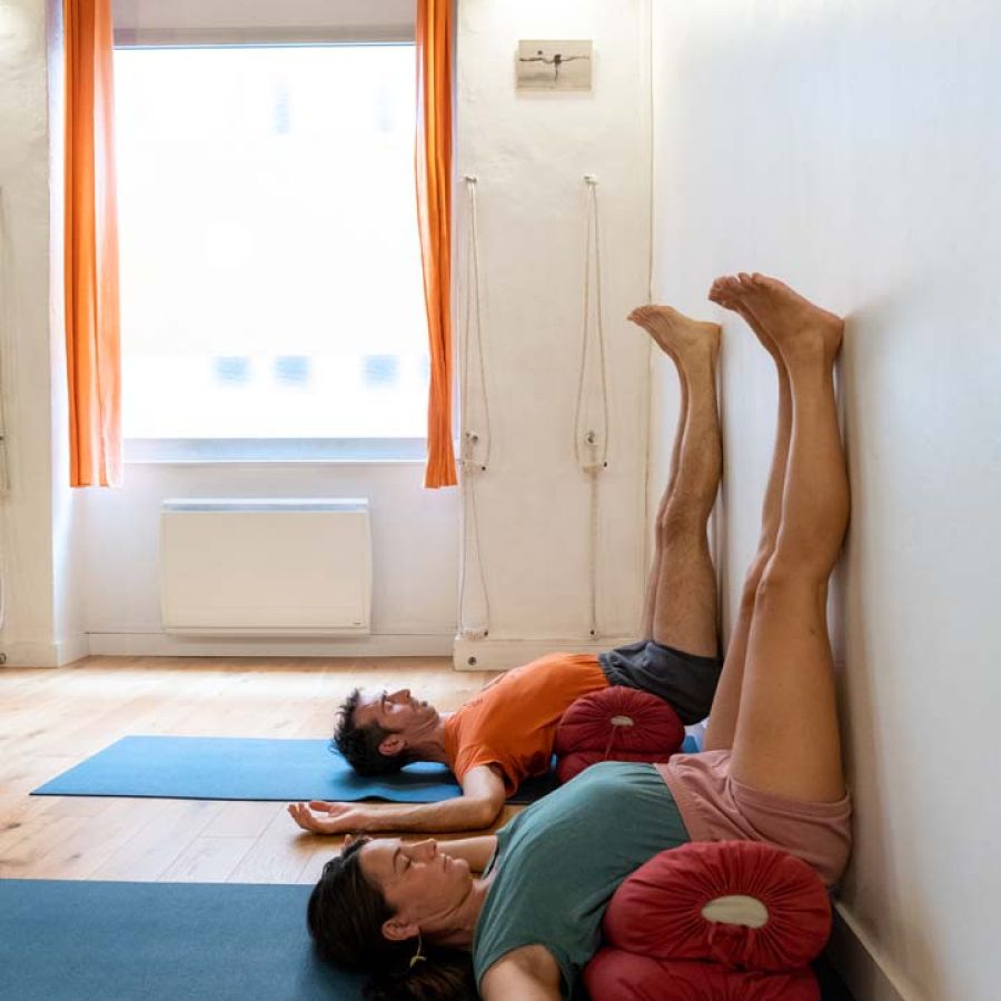 matériel utilisés lors des cours de Yoga Iyengar
