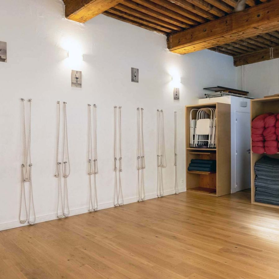 Salle du Centre de Yoga Iyengar Lyon Croix-Rousse