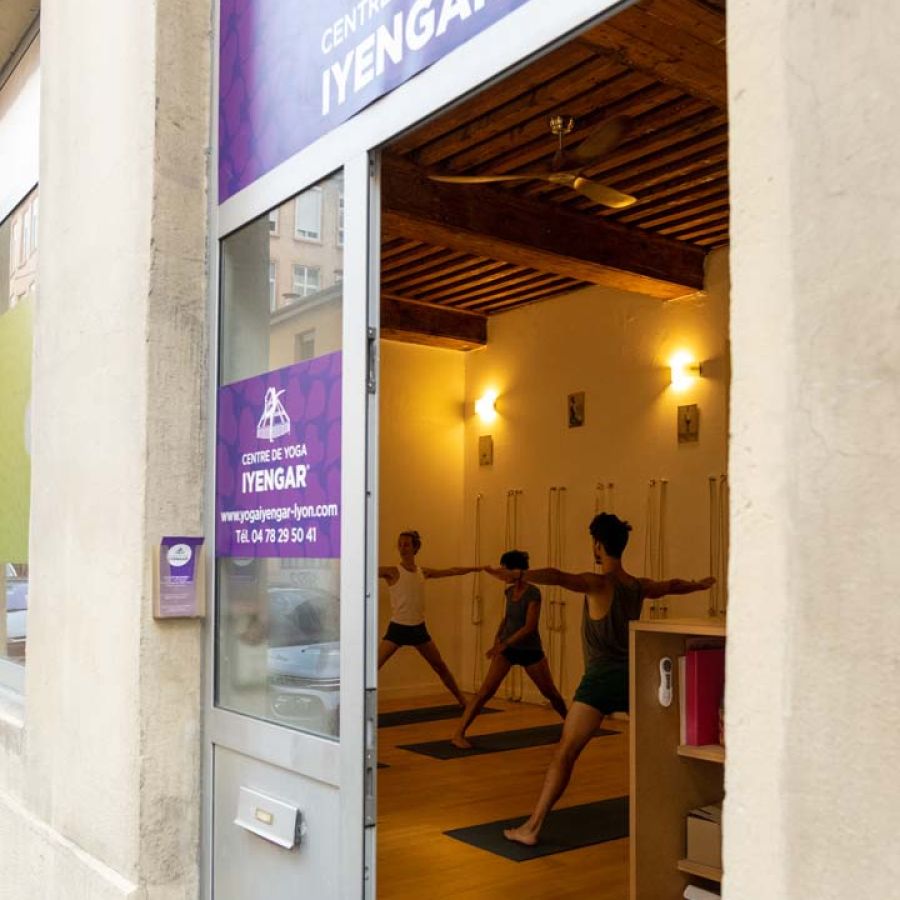 Entrée du Centre de Yoga Iyengar Lyon Croix-Rousse